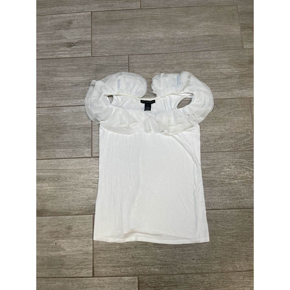 Grace Elements Rayon Ruffled Top Sz Medium